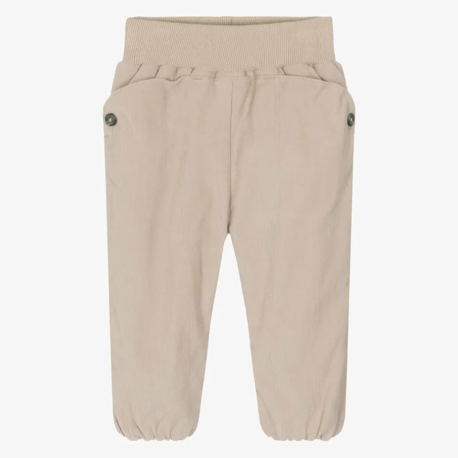 Tartine et Chocolat Baby Boys Beige Corduroy Trousers Clearance