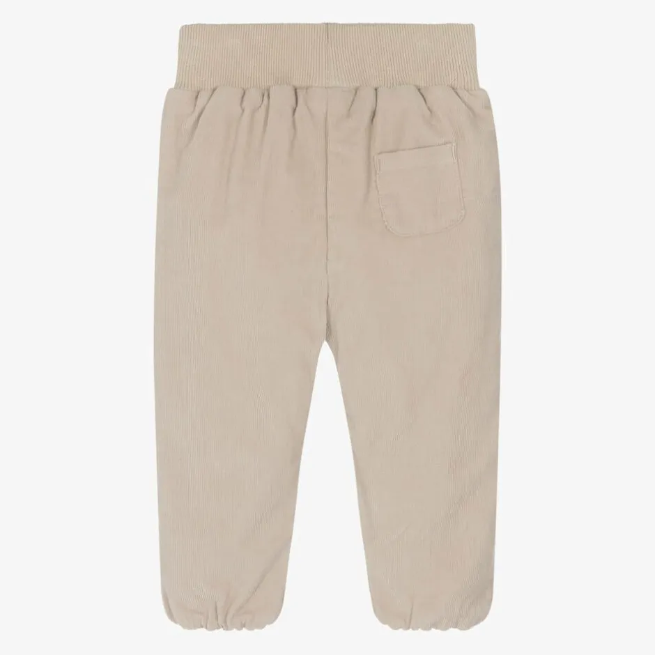 Tartine et Chocolat Baby Boys Beige Corduroy Trousers Clearance
