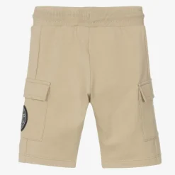 AIGNER Baby Boys Beige Cotton Cargo Shorts Hot
