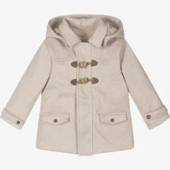 Mayoral Baby Boys Beige Duffle Coat Clearance