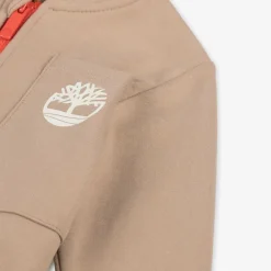 Timberland Baby Boys Beige Organic  Zip-Up Top Sale