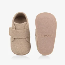 Mayoral Newborn Baby Boys Beige Pre-Walker Shoes New