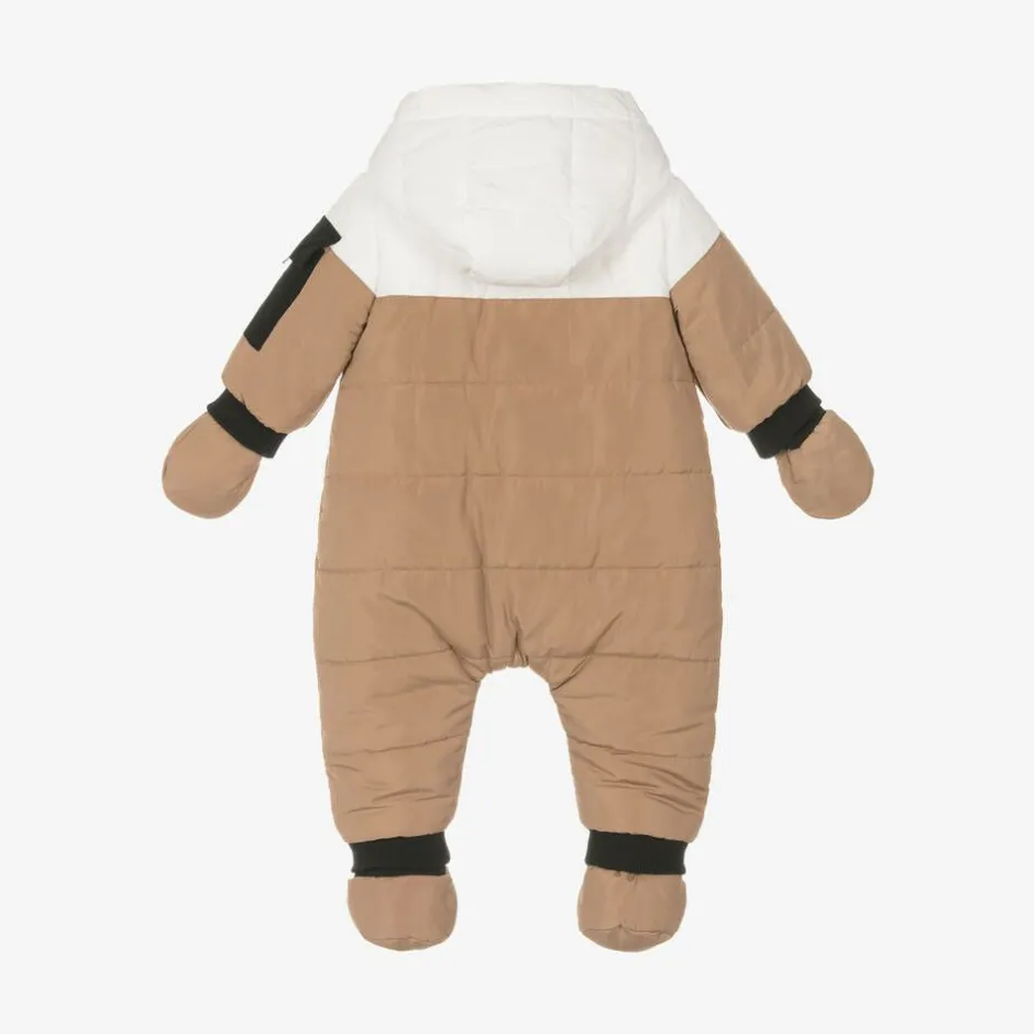 BOSS Baby Boys Beige Snowsuit Hot