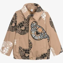 Burberry Baby Boys Beige Thomas Bear Jacket New