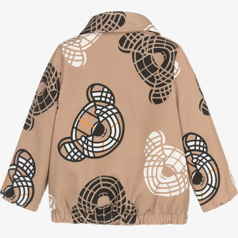 Burberry Baby Boys Beige Thomas Bear Jacket New