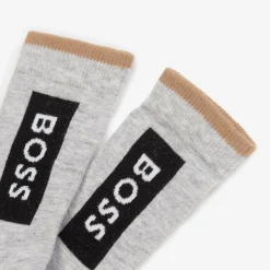 BOSS Baby Boys Black & Grey Socks (3 Pack) Discount