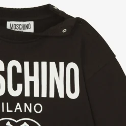 Moschino Baby Baby Boys Black Double Smiley Tracksuit Discount