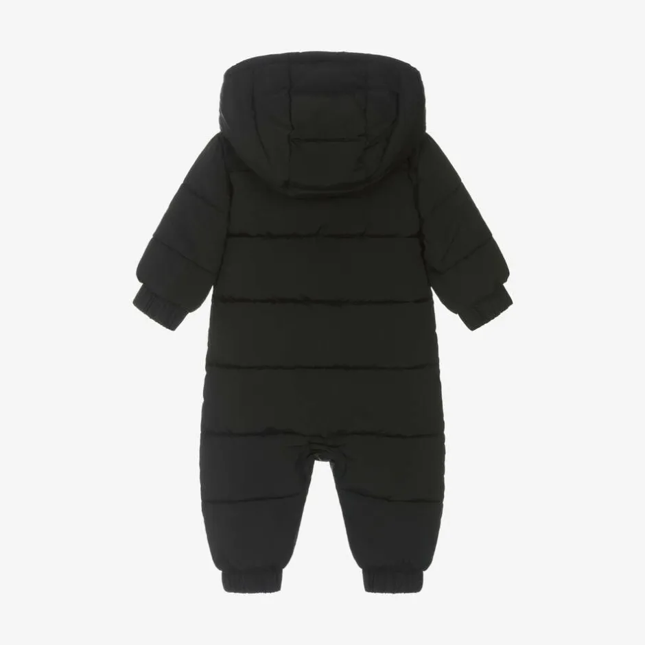 Calvin Klein Baby Boys Black Monogram Snowsuit Sale