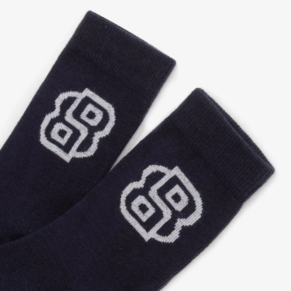 BOSS Baby Boys Blue Ankle Socks (3 Pack) Outlet