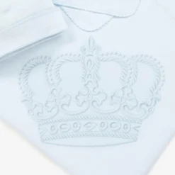 Sofija Baby Boys Blue Cotton Blanket & Hat Gift Set Outlet