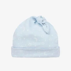 Kissy Kissy Baby Boys Blue Cotton Crescent Moonlight Hat Discount