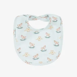 My Little Pie Baby Boys Blue Cotton Rocking Horse Bib Best