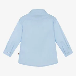 AIGNER Baby Boys Blue Cotton Shirt Clearance