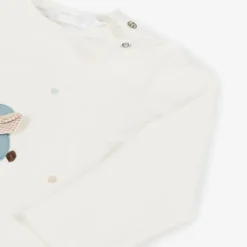 Mayoral Newborn Baby Boys Blue Cotton Tracksuit Set Clearance