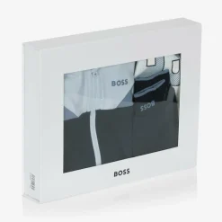 BOSS Baby Boys Blue Cotton Tracksuit Set Hot