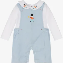 Beau KiD Baby Boys Blue Dungaree Set Best