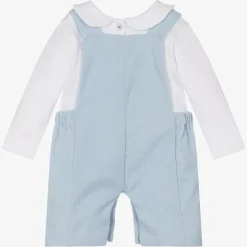 Beau KiD Baby Boys Blue Dungaree Set Best