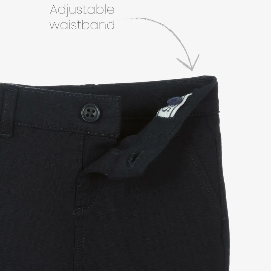 Guess Baby Boys Blue Jersey Waistcoat Suit Online