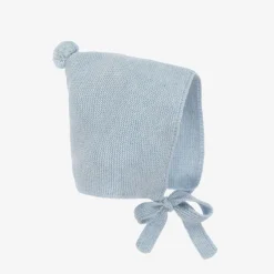 Foque Baby Boys Blue Knitted Bonnet Online