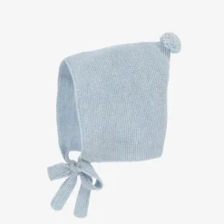 Foque Baby Boys Blue Knitted Bonnet Online
