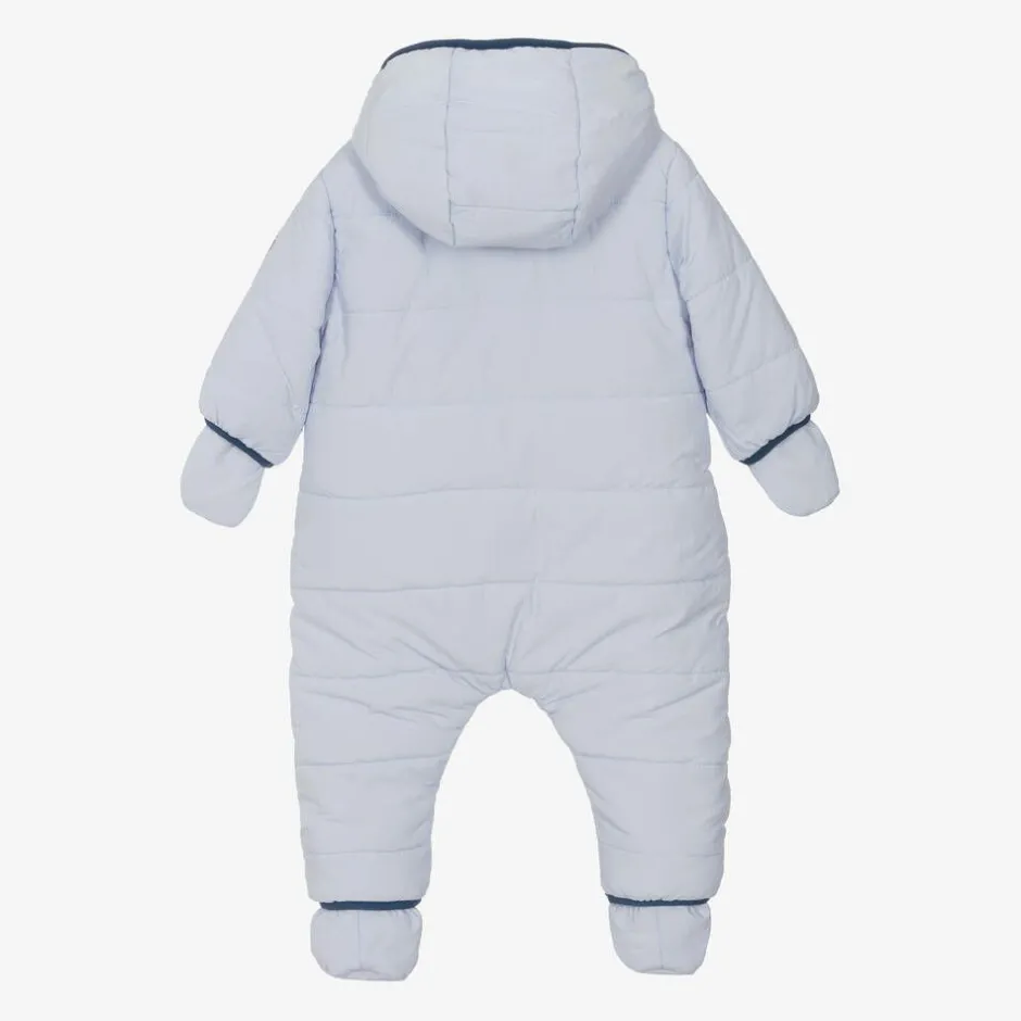 Timberland Baby Boys Blue Padded Snowsuit New