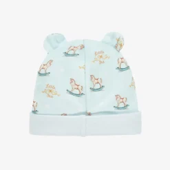 My Little Pie Baby Boys Blue Supima Cotton Rocking Horse Hat Best