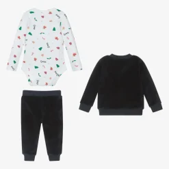 Guess Baby Boys Blue Velour Tracksuit Set Hot