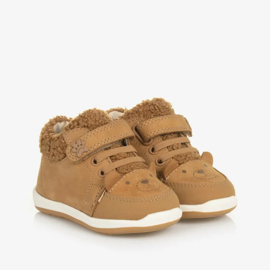 Mayoral Baby Boys Brown Leather First Walkers Best