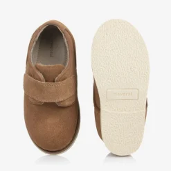 Mayoral Baby Boys Brown Suede Leather Shoes