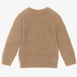 Jamiks Baby Boys Brown Wool & Cashmere Sweater Sale