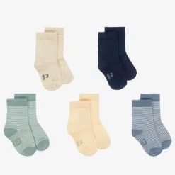 Petit Bateau Baby Boys Cotton-Rich Socks (5 Pack) Sale