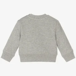 Burberry Baby Boys Grey Logo Sweatshirt Sale