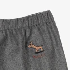 Gucci Baby Boys Grey Wool Shorts Online