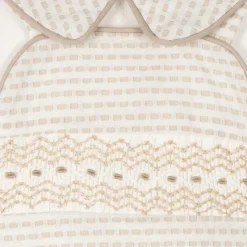 Beau KiD Baby Boys Ivory Cotton Dungaree Set Best