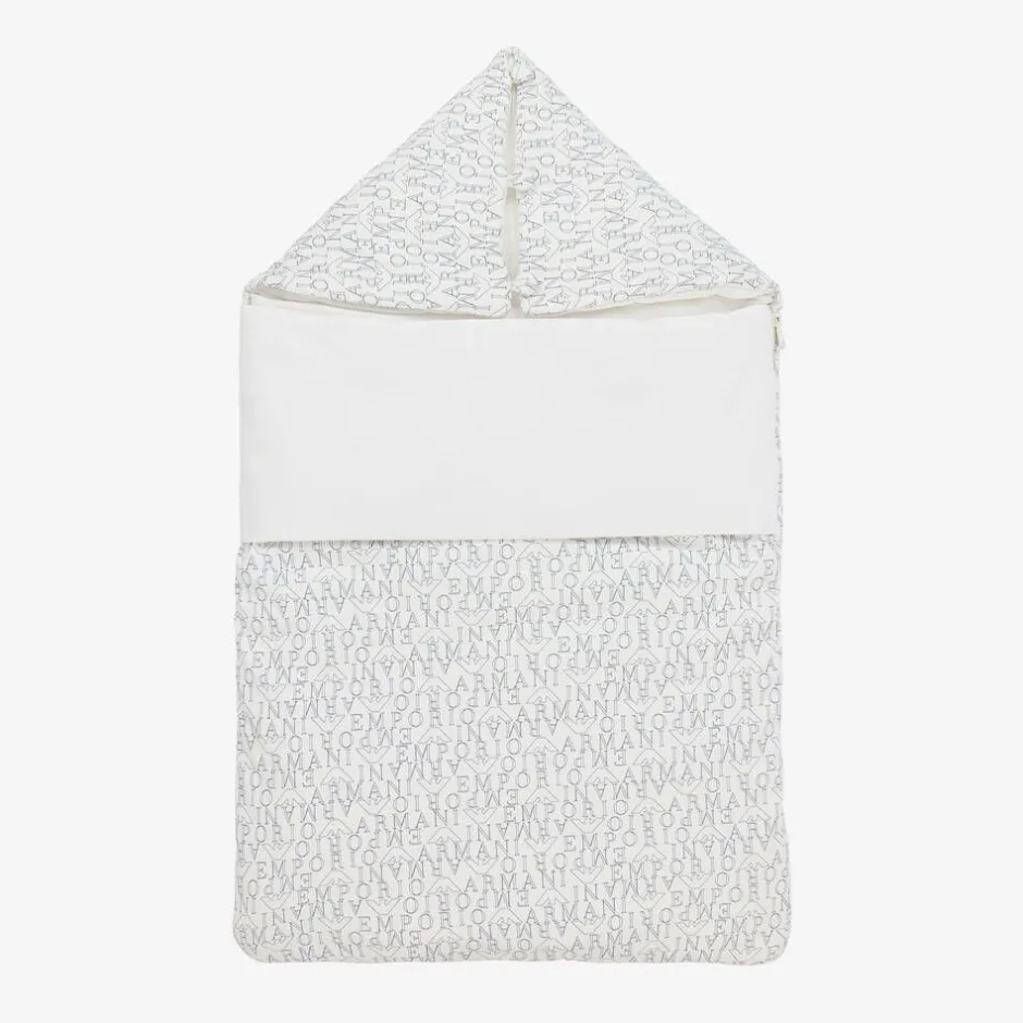 Emporio Armani Baby Boys Ivory Cotton Nest (71cm)