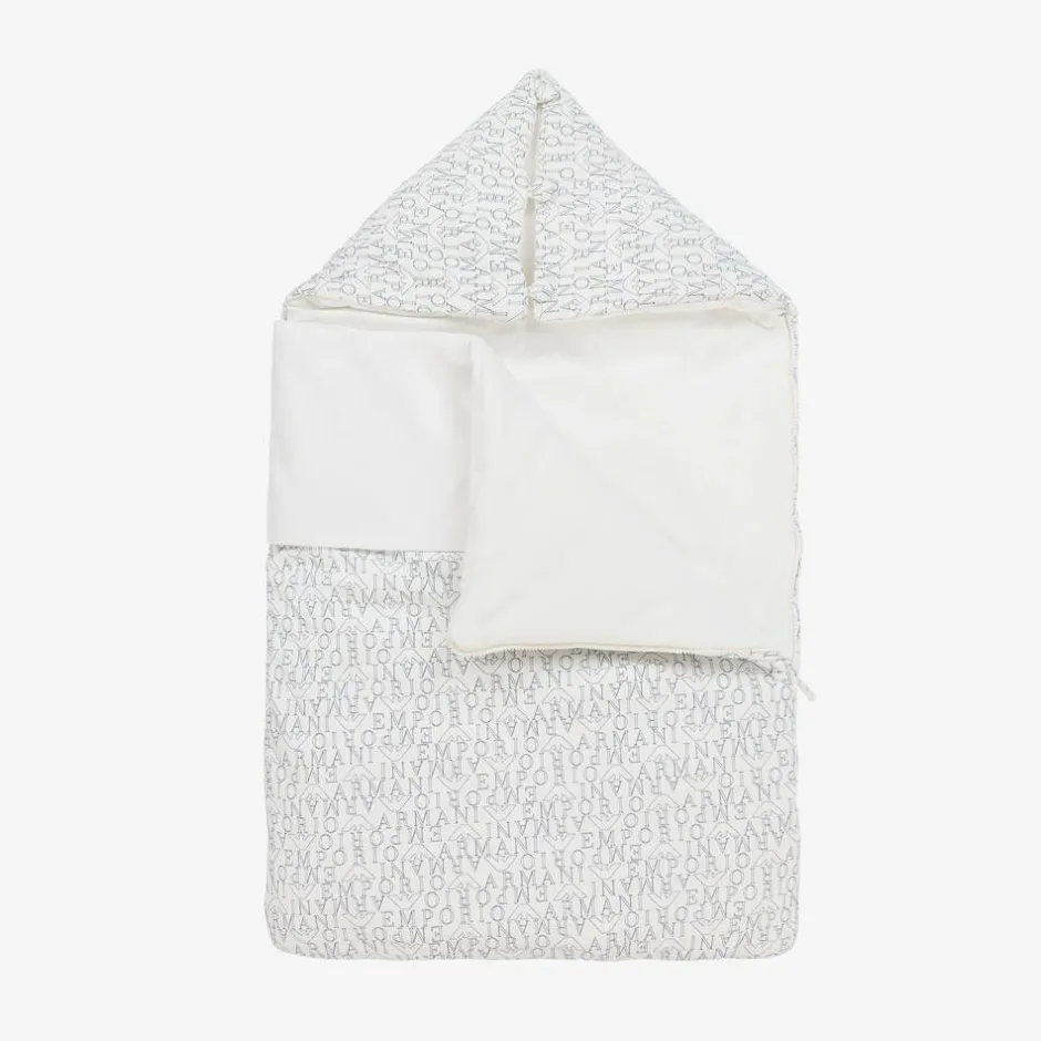 Emporio Armani Baby Boys Ivory Cotton Nest (71cm)