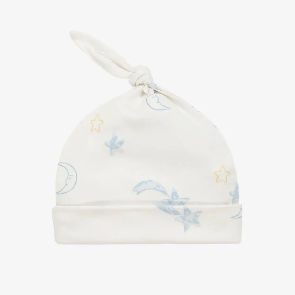 Kissy Love Baby Boys Ivory Starry Sky Pima Cotton Hat Online