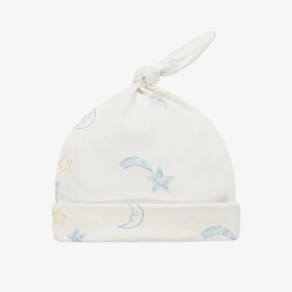 Kissy Love Baby Boys Ivory Starry Sky Pima Cotton Hat Online