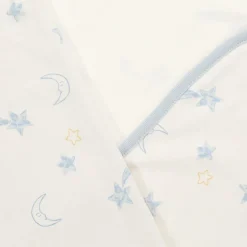 Kissy Love Baby Boys Ivory Starry Sky Cotton Blanket (73cm) New