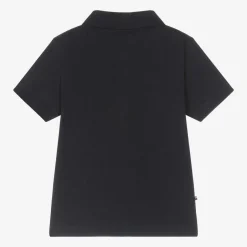 Tommy Hilfiger Baby Boys Navy Blue Cotton Polo Shirt Clearance