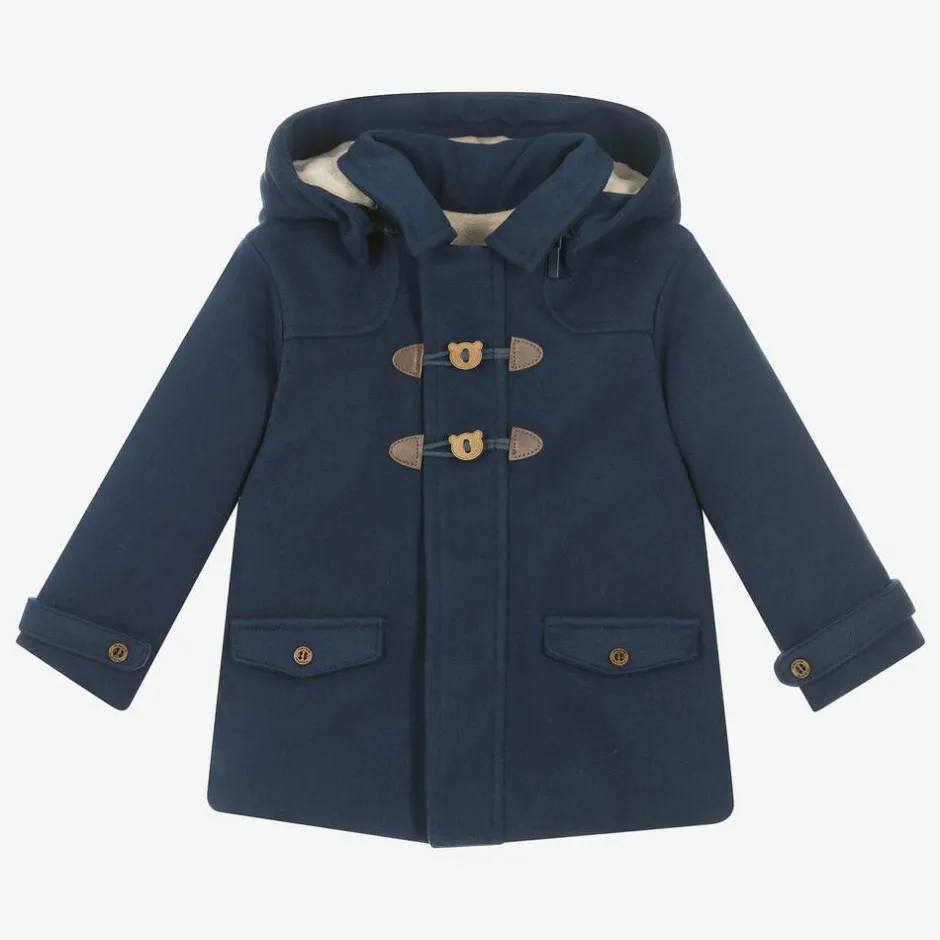 Mayoral Baby Boys Navy Blue Duffle Coat Online