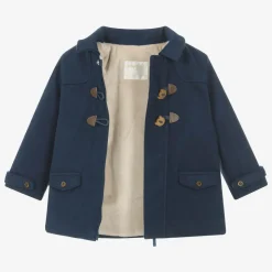 Mayoral Baby Boys Navy Blue Duffle Coat Online