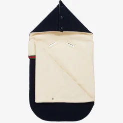 Gucci Baby Boys Navy Blue Interlocking G Nest (74cm) Clearance