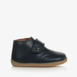 Bobux Baby Boys Navy Blue Leather Desert Boots Hot
