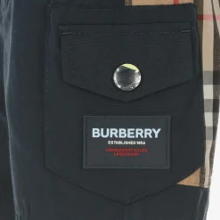 Burberry Baby Boys Navy Blue Pocket Shorts Sale