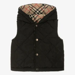 Burberry Baby Boys Vintage Check Reversible Gilet ArchiveBeige Sale