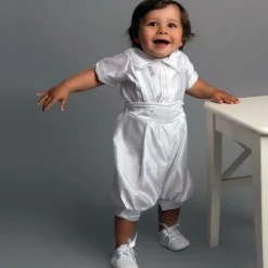 Sevva Baby Boys White Ceremony Shorts Set Discount