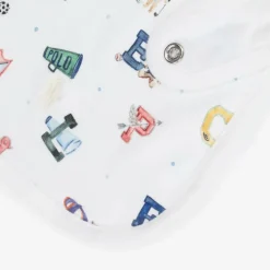 Ralph Lauren Baby Boys White Cotton Bib Discount