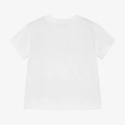 Dolce amp; Gabbana Baby Boys White Cotton DG Logo T-Shirt Hot