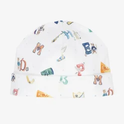 Ralph Lauren Baby Boys White Cotton Layette Hat